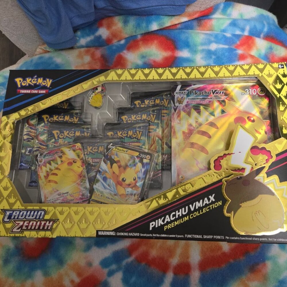 Pokemon Pikachu VMAX Premium Collection Box Sealed - Crown Zenith 1